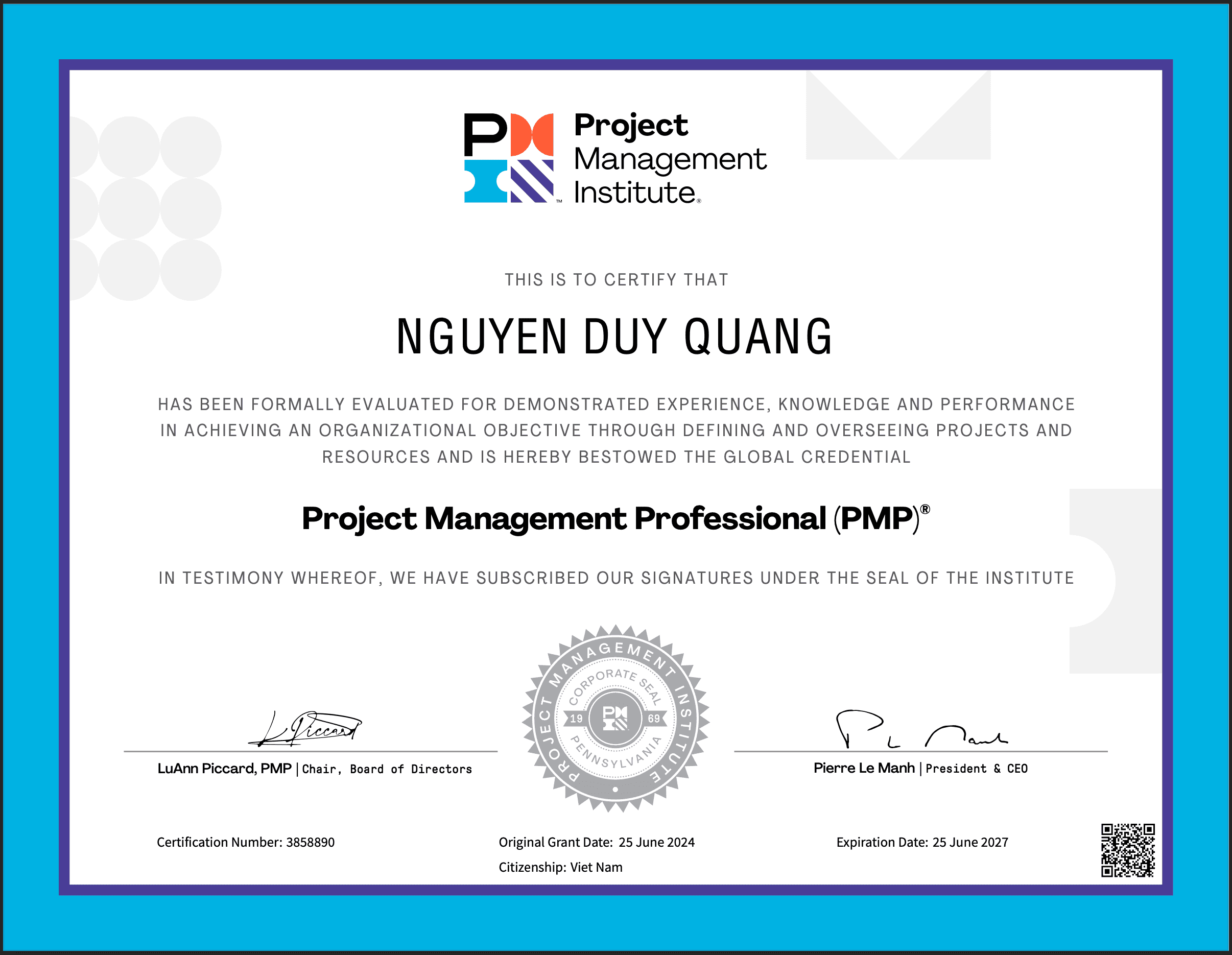 Project Management Professional